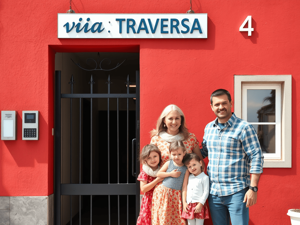 INSTRUKCJA DOSTEPU DO APARTAMENTU PRZY VIA TRAVERSA&nbsp;NR.4