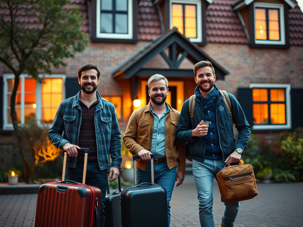 3 Dutch guys arriving tonight at our guesthouse&nbsp;(OLANDA)