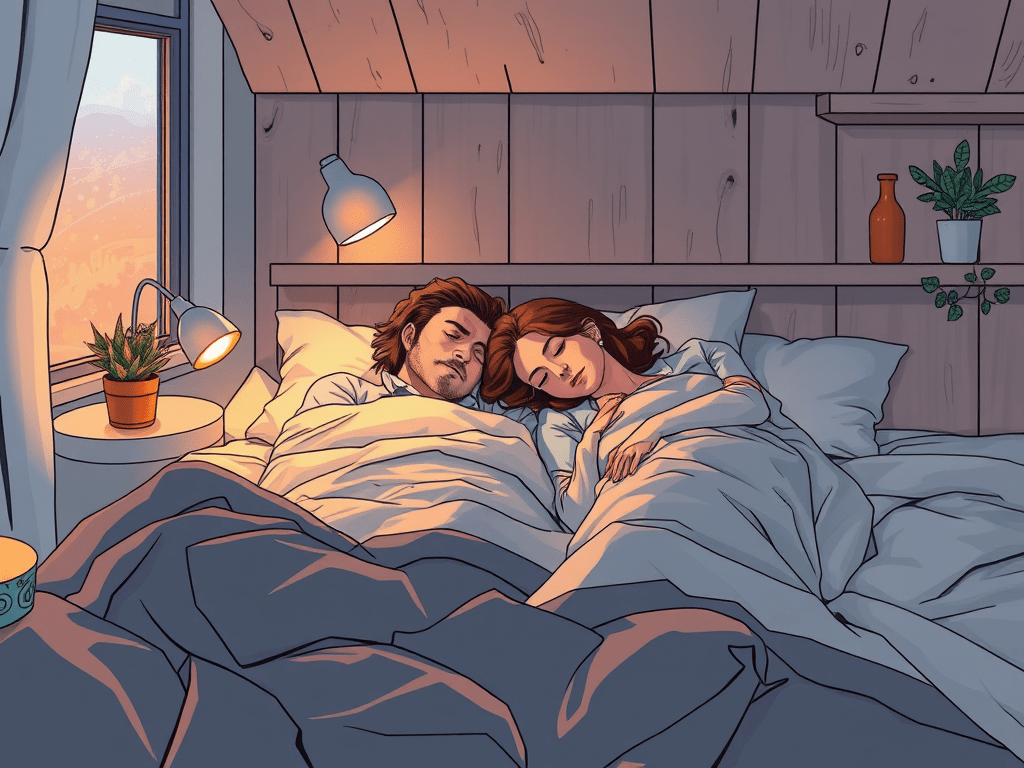 Małżeństwo z Polski śpi w Fly&nbsp;House.